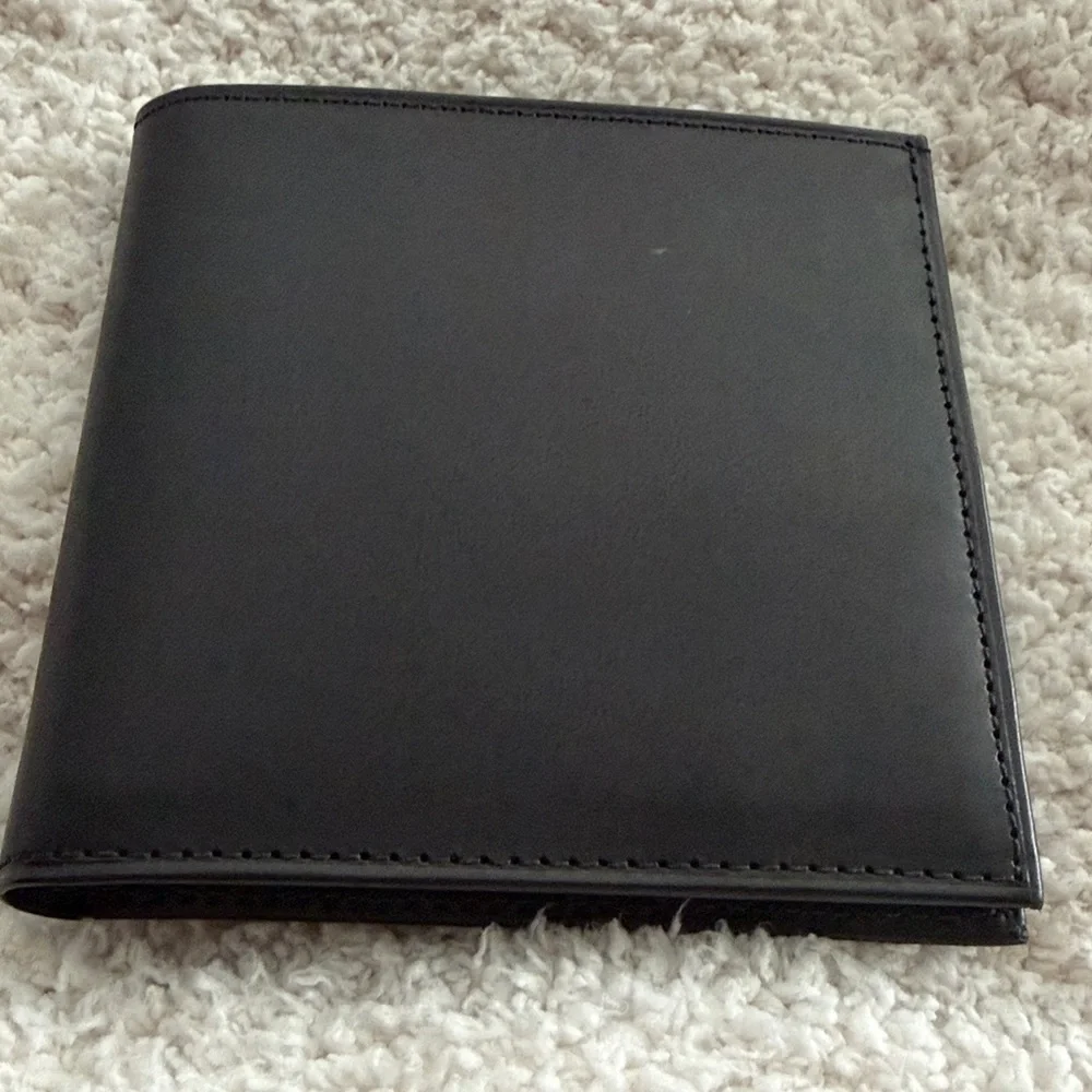 NWOT Coach Black Leather Wallet